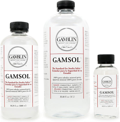 Artists' Grade Gamsol Oil Color Size: 1 Liter, 33.8 Fl. Oz.