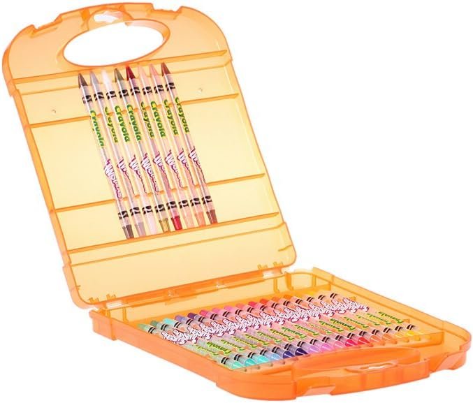 Crayola Twistables Colored Pencils Set (65ct), Kids Drawing Kit, Portable Art Case, Gifts for Kids Ages 4+