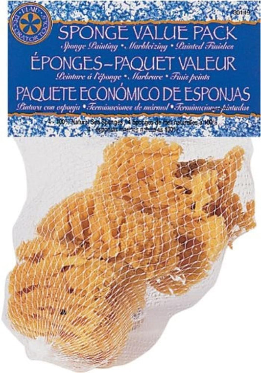 Plaid Sponge Value Pack, Set of 4 (Packaging May Vary)
