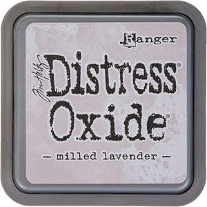 Ranger Pine Needles-a 2x2 Raised, Water-Reactive Dye Ink Tim Holtz Distress Oxide Pad Milled Lavender, ys/m, Purple