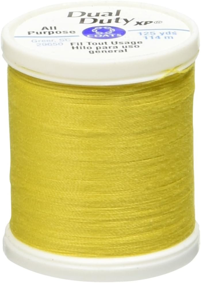 Coats & Clark S900-9272 Dual Duty XP General Purpose Thread, 125-Yard, Bright Sun Yellow