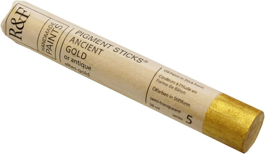 R&F 215D Oil Pigment Stick 38ml, Ancient Gold