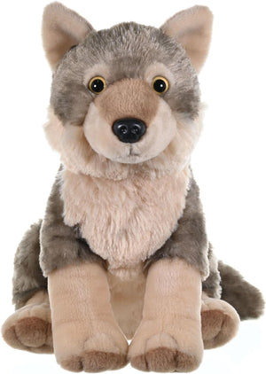 Wild Republic Wolf Plush, Stuffed Animal, Plush Toy, Gifts for Kids, Cuddlekins 12 Inches