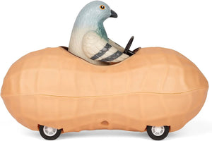 Accoutrements Archie Mcphee Pigeon in a Peanut Pull Back Toy Car (13038)