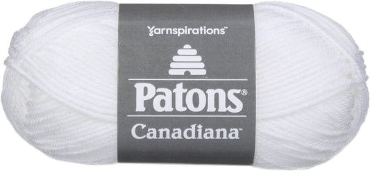 Patons Canadiana Yarn, White