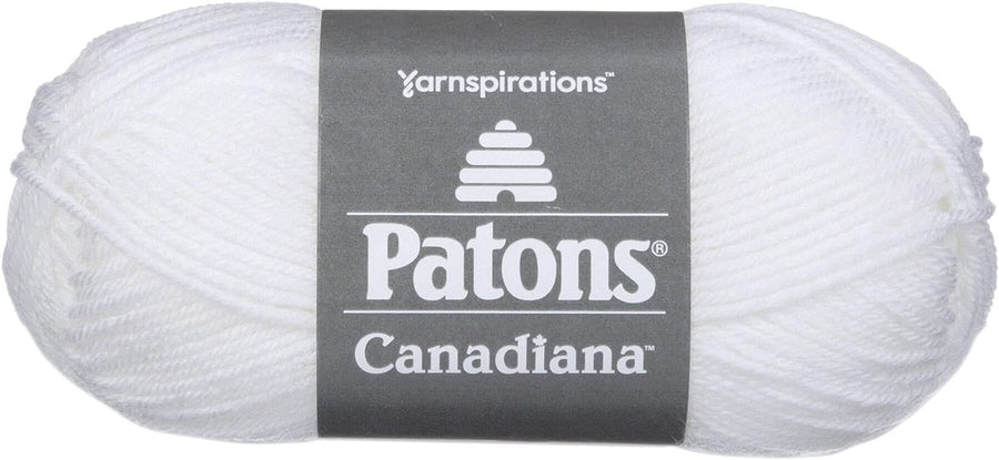 Patons Canadiana Yarn, White