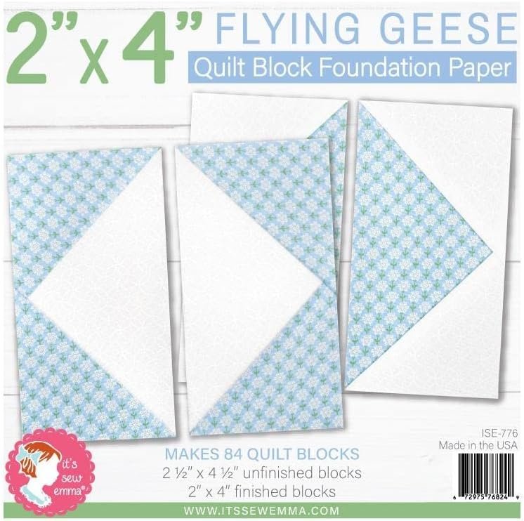 It's Sew Emma Flying Geese Foundation Paper