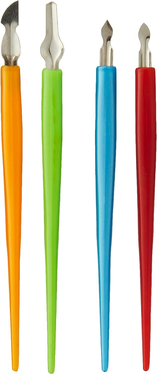 Royal Brush 375116 RD-450 4 Piece Royal & Lang Nickel Engraving Foil Tool Set Multicolor
