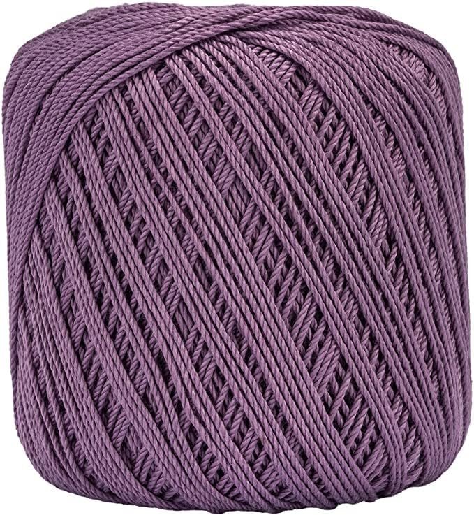 Aunt Lydia Fashion Plum Crochet - 3 Pack of 150y/137m - Cotton - Gauge 3 - Crochet