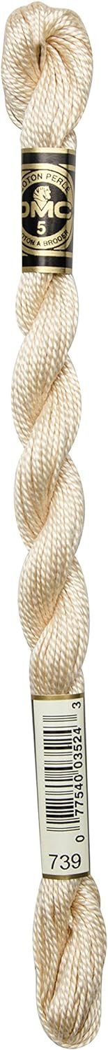 DMC Pearl Cotton Skeins Size 3-16.4 Yds: Ultra Very Light Tan