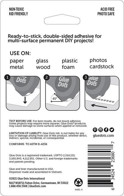 Glue Dots Squares