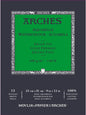 Arches A1795092 Bloc Enc 23x31 12H Aquarelle 100% Fine 300g Blanc NAT, White Natural