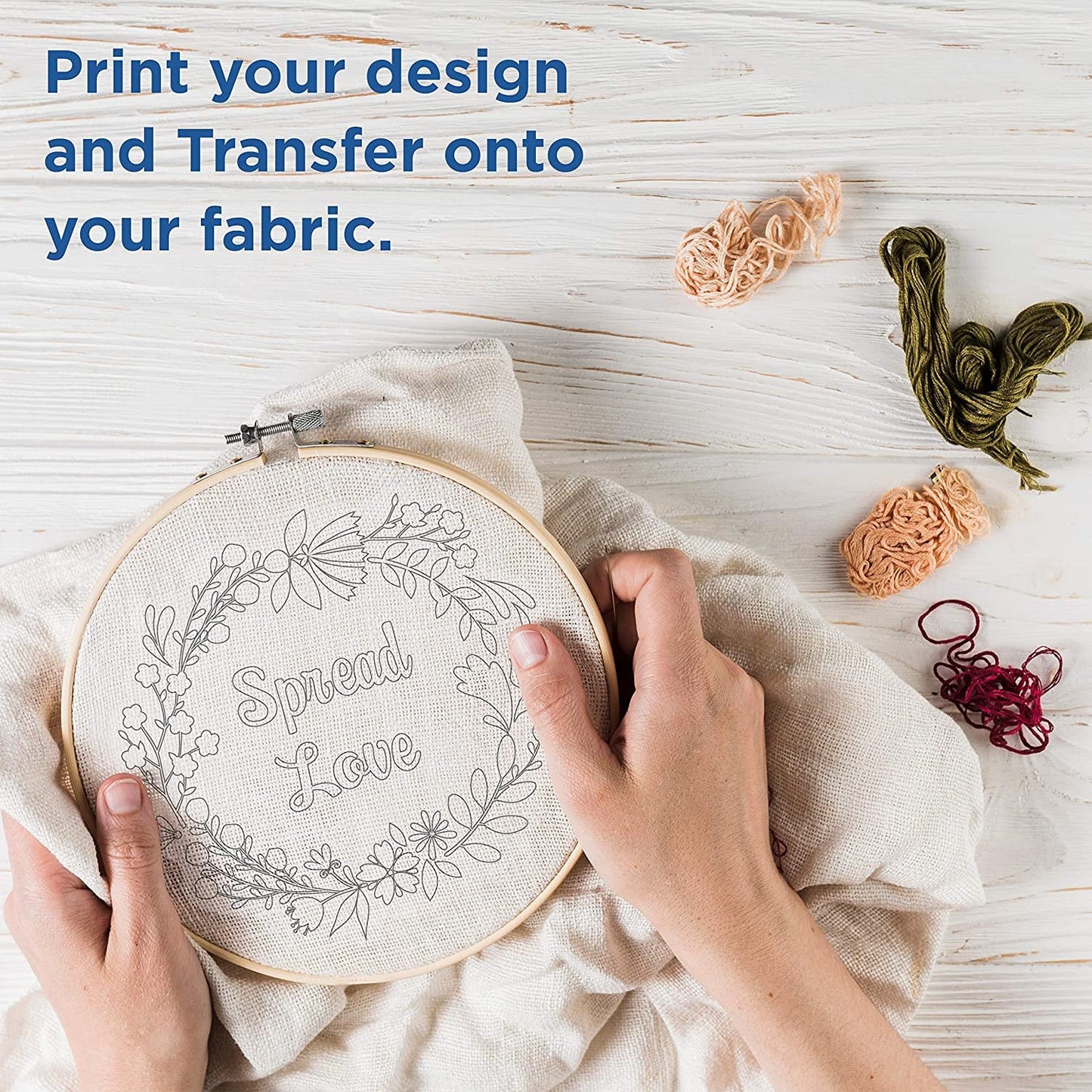 PrintWorks Vanishing Transfers for Embroidery