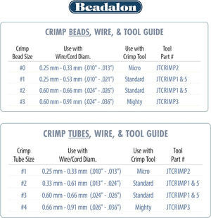 Beadalon Bead Crimper Tool for Jewelry Making - Use Pliers with Beading Jewelry Wire and Crimp Beads or Tubes for Professional Designers and Makers of Necklaces and Bracelets, Standard