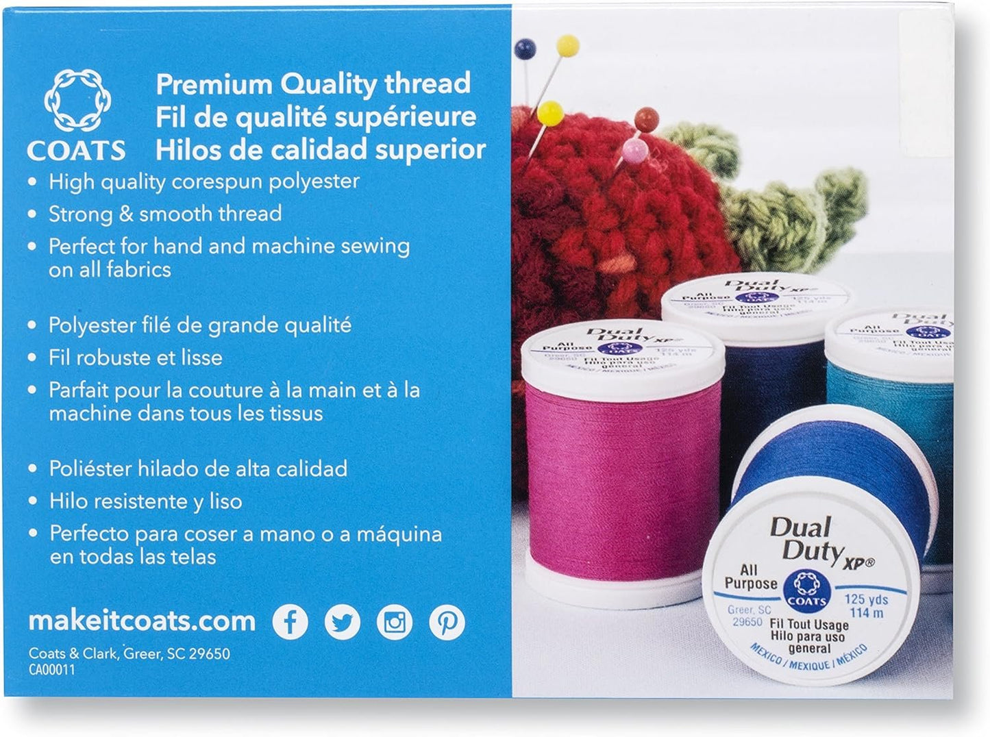 Red Heart 15 Spool Assortment Thread, Count