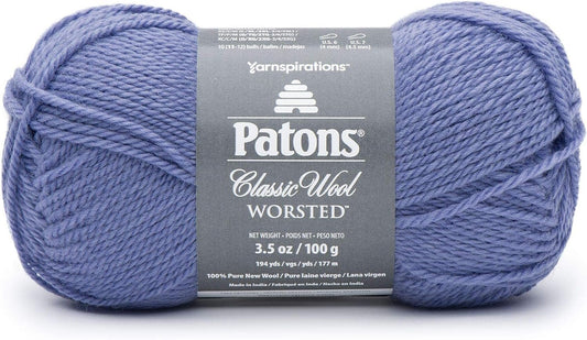Patons Classic Wool Yarn, Softened Pansy