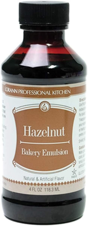 Bakery Emulsions Natural & Artificial Flavor 4oz-Hazelnut