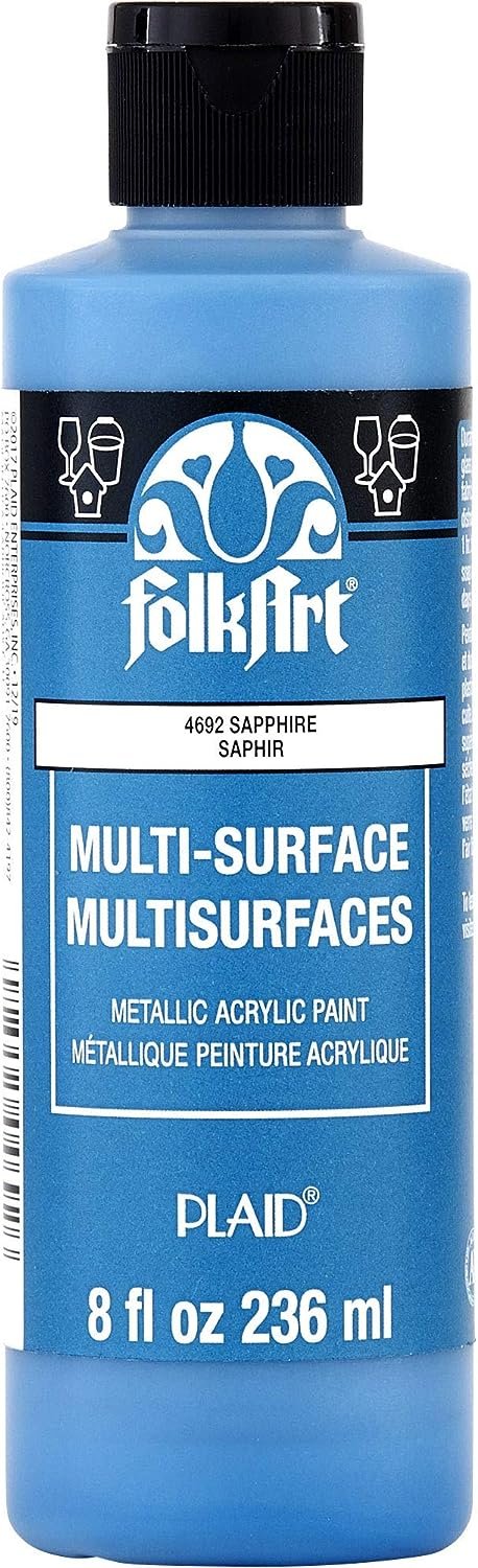 FOLKART Multi-Surface Paint, 8 oz, Metallic K Gold