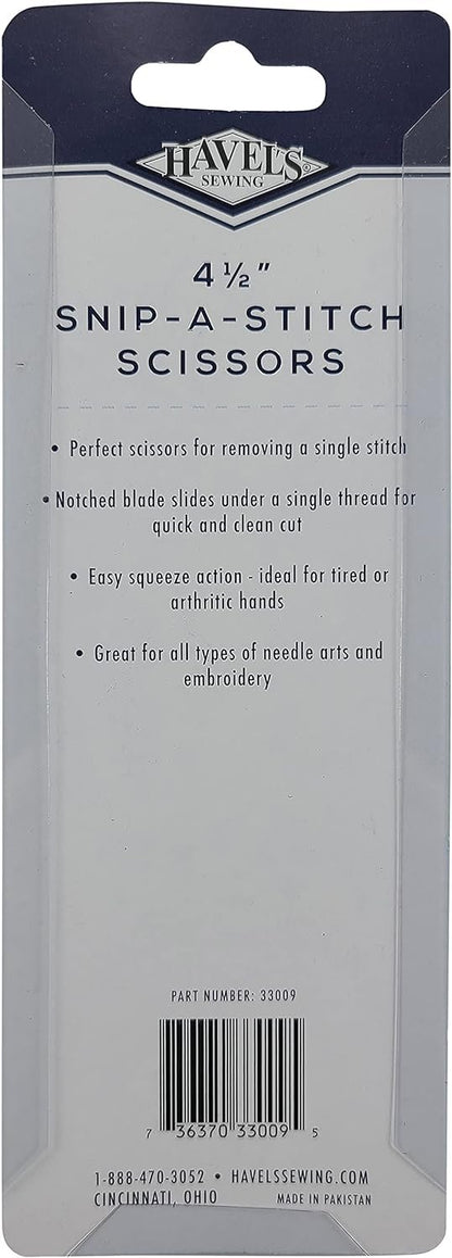 Havel's Snip-A-Stitch 4-1/2-Inch Scissors