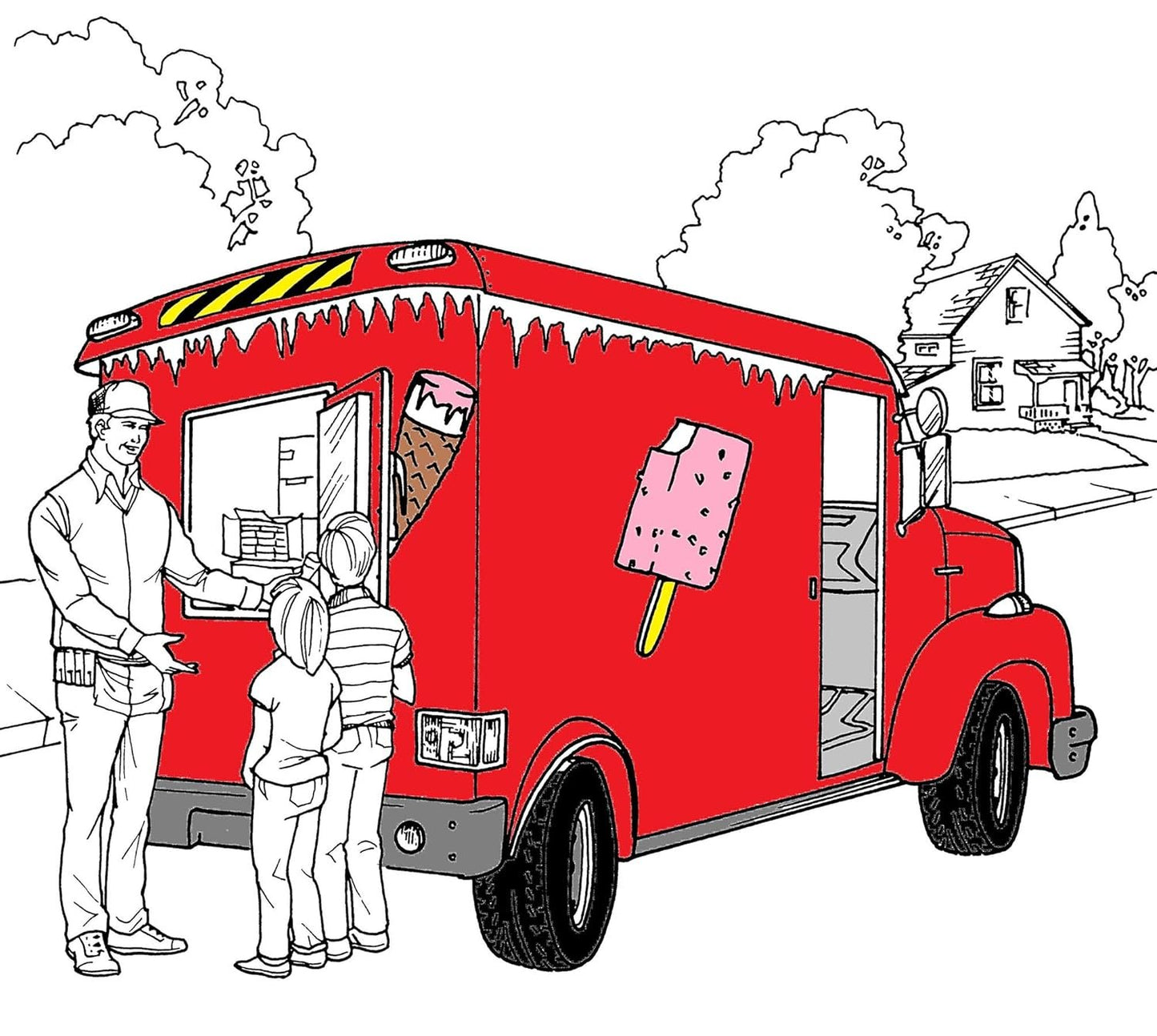 Trucks Coloring Book (Dover Planes Trains Automobiles Coloring)