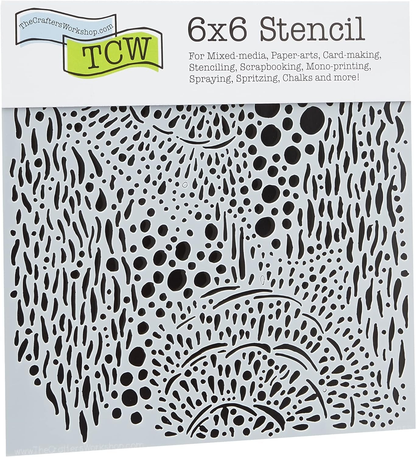 Crafters Workshop Template 6"X6", Sea Bubbles