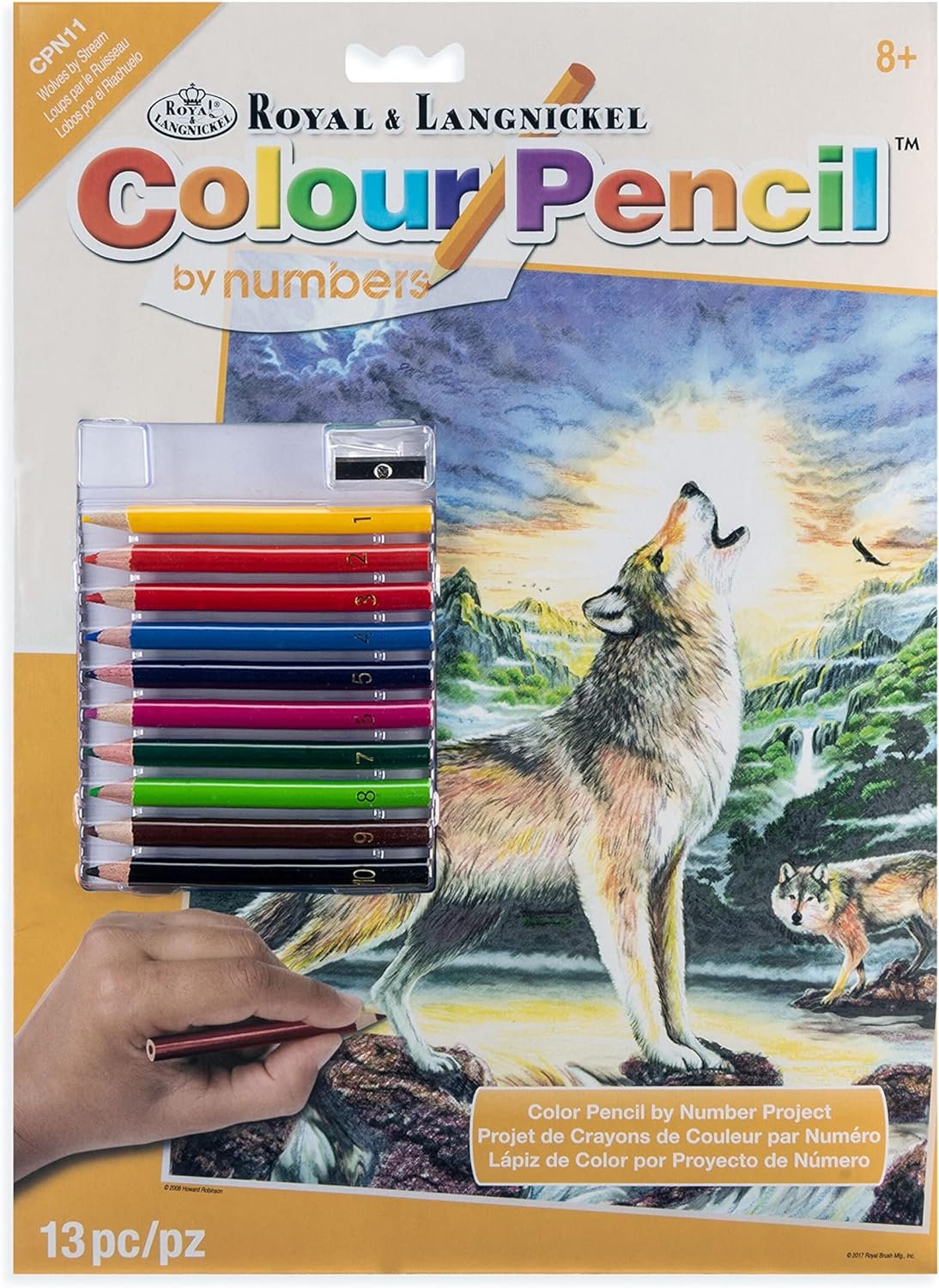 Royal and Langnickel Colour by Number Pencil
