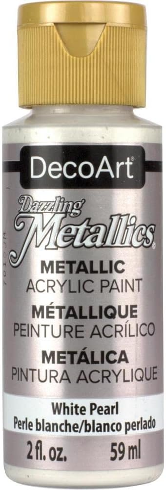 Dazzling Metallics Acrylic Paint 2oz-White Pearl