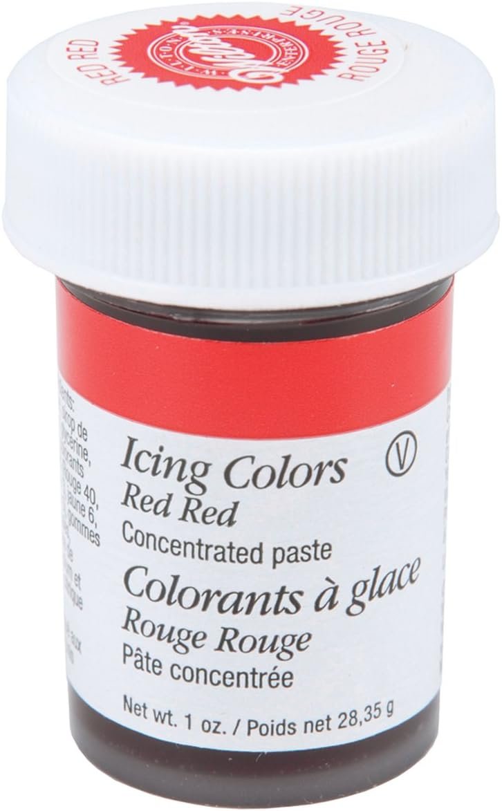 Wilton 610-906 Icing Gel, 1-Ounce, Red-Red