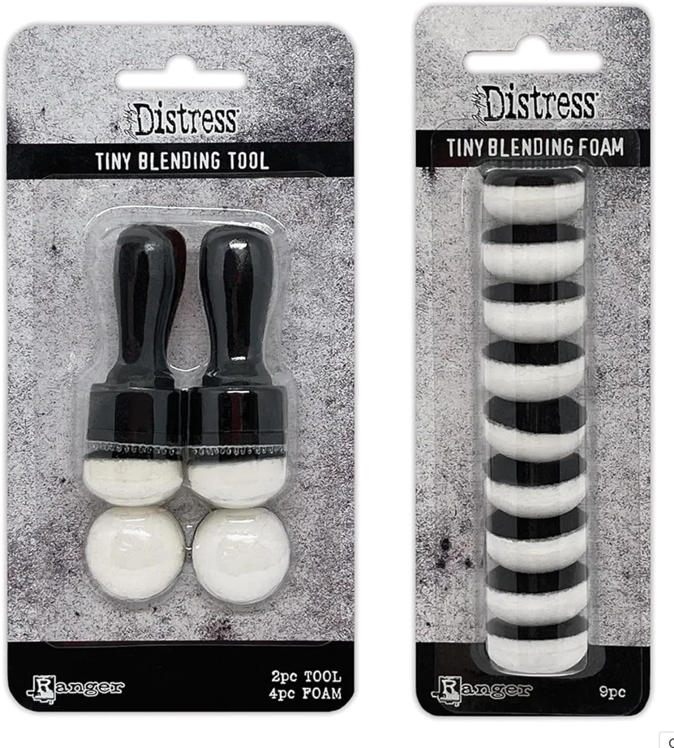 Tim Holtz Distress Tiny Blending Tool and Additional Foams Bundle Ranger Ink January 2024 Release