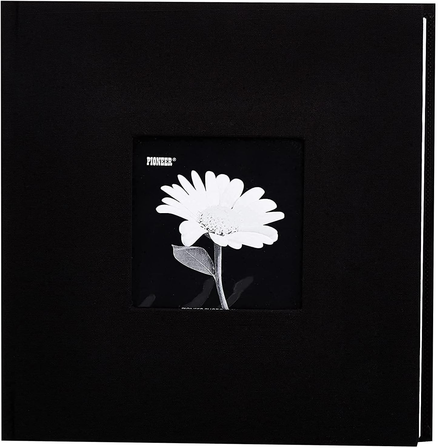 Fabric Frame Cover Photo Album 200 Pockets Hold 4x6 Photos, Sky Blue