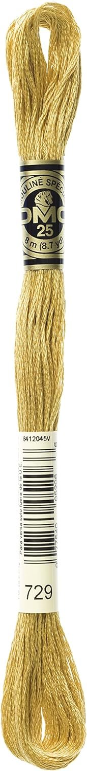 Dmc 6-Strand Embroidery Cotton 8.7yd-Medium Old Gold