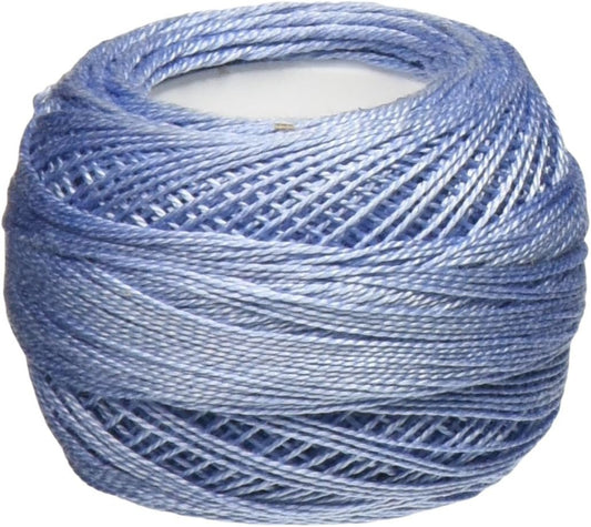 DMC 116 12-794 Pearl Cotton Thread Balls, Light Cornflower Blue, Size 12