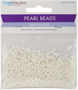 Pearl Beads (850 Pack), 3mm