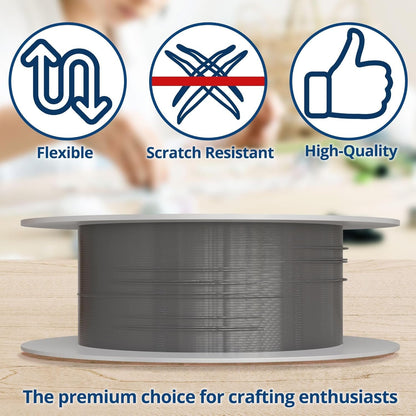 Soft Flex Kink Resistant Beading Wire - Very Fine 0.10 Diameter - Jewelry Making Bead Wire - 30 Ft