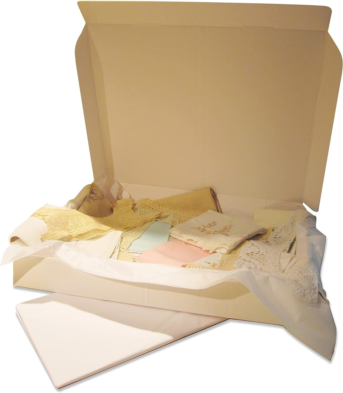 S.A. RICHARDS 1407 Prop-IT Museum Quality, Acid-Free Storage Chests for Textiles, XL (6 in x 40 in x 18 in)