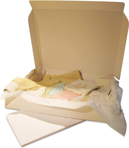S.A. RICHARDS 1407 Prop-IT Museum Quality, Acid-Free Storage Chests for Textiles, XL (6 in x 40 in x 18 in)