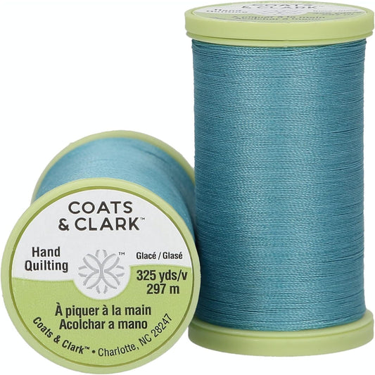 COATS & CLARK Inc S960-5450 Dual Duty Plus Hand Quilting Thread, 325-Yards, River Blue