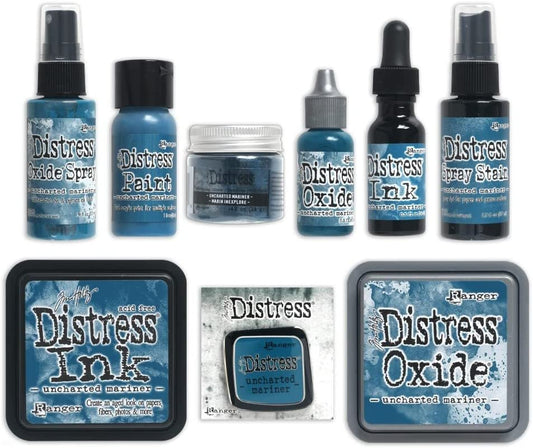 Bundle Uncharted Mariner Tim Holtz Distress New June 2022 ranger158- Full Set One of Each Item