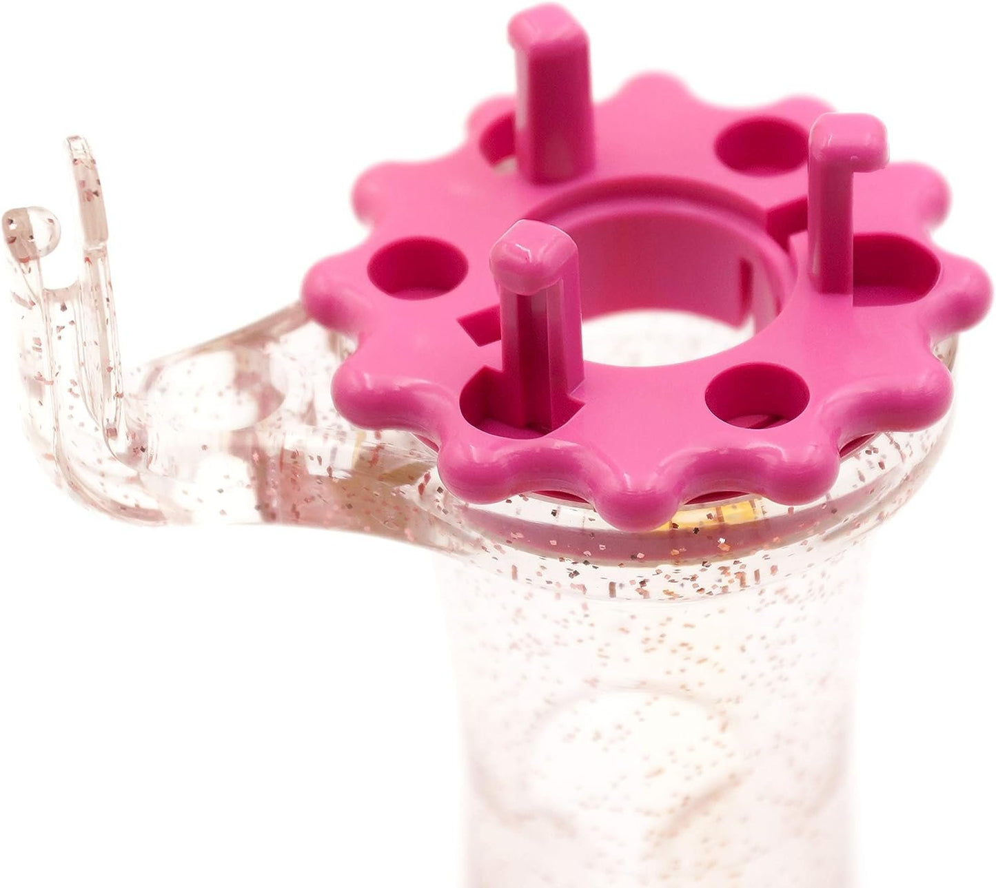 CLOVER 3101 Wonder Knitter Pink, 8.8" Height x 5" Length x 1.8" Width