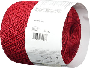 RED HEART Classic Crochet Thread, 10, Victory Red, 900 Foot