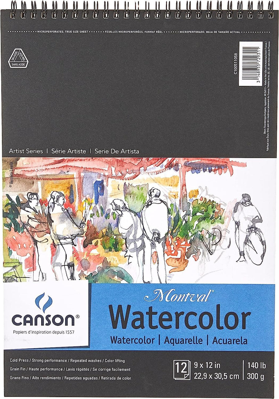 Canson Artist Series Montval Watercolor Paper Pad