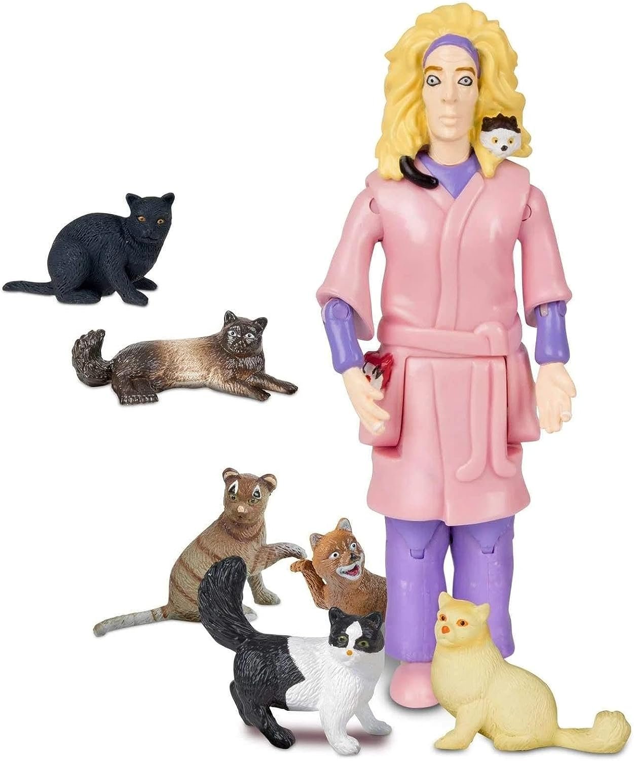 Accoutrements Crazy Cat Lady Action Figure Multicolored, 8"