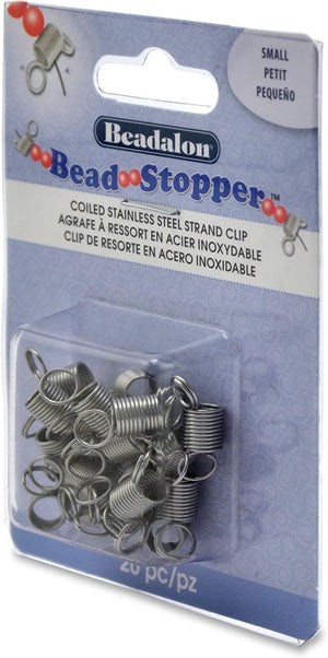 Beadalon 20-Piece Bead Stopper, Small