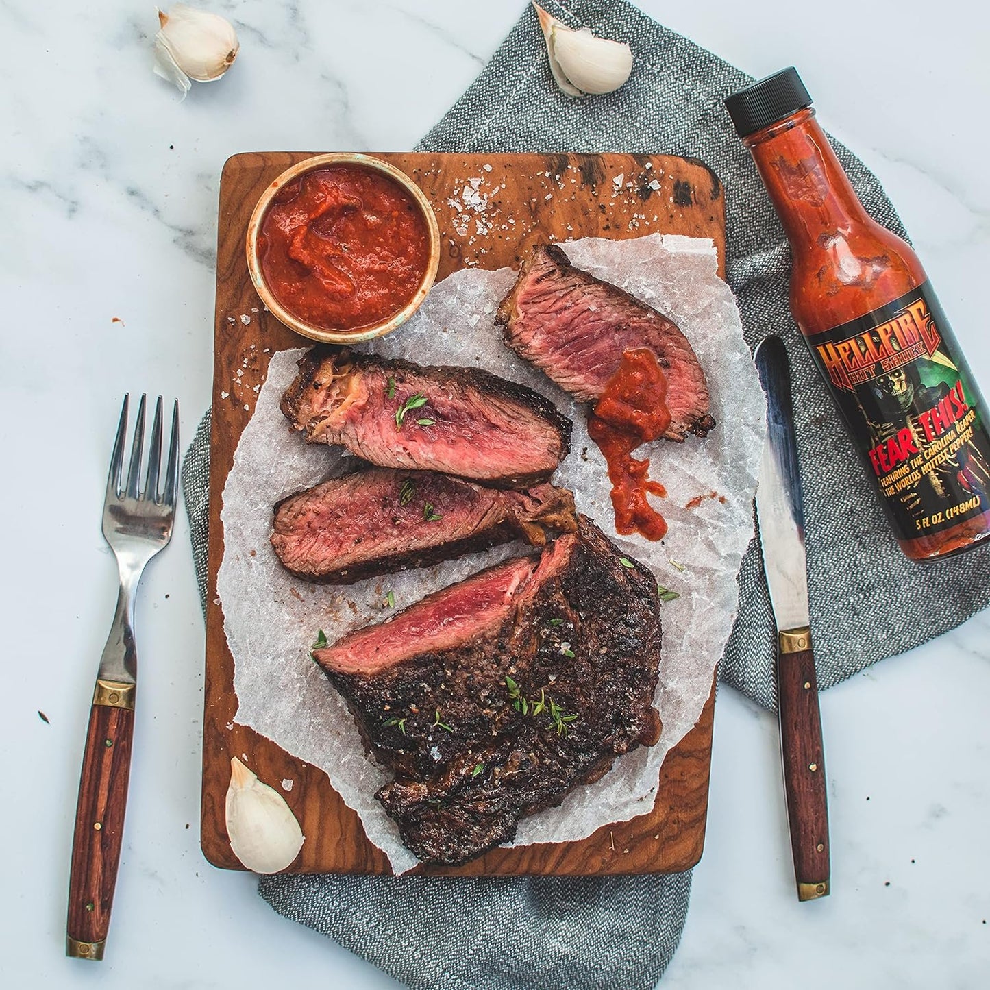 Hellfire Fear This! Award Winning Carolina Reaper Hot Sauce, 148ml