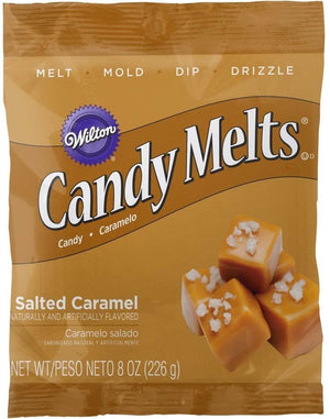 Wilton 1911-9481 Salted Caramel Flavor Candy Melts, 8 OZ.