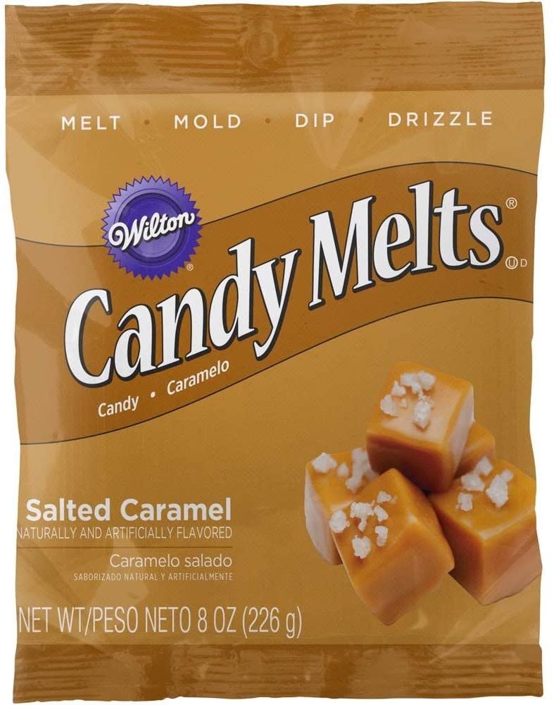 Wilton 1911-9481 Salted Caramel Flavor Candy Melts, 8 OZ.