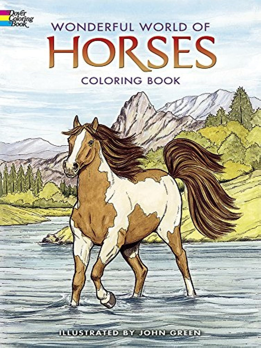 Wonderful World of Horses Coloring Book (Dover Animal Coloring Books)