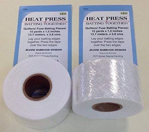 1 1/2" Fusible Batting Tape 2 Pack