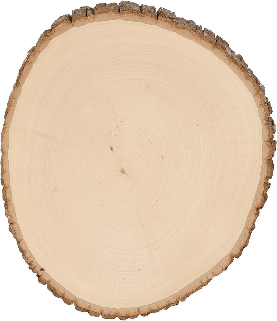 Walnut Hollow Basswood Country Round, Extra Large for Woodburning, Home Décor and Rustic Weddings