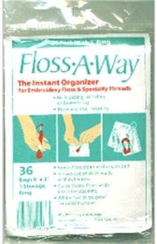 ACTION BAG FL36 Floss-A-Way Organizer, 3-Inch x 5-Inch, 36-Pack